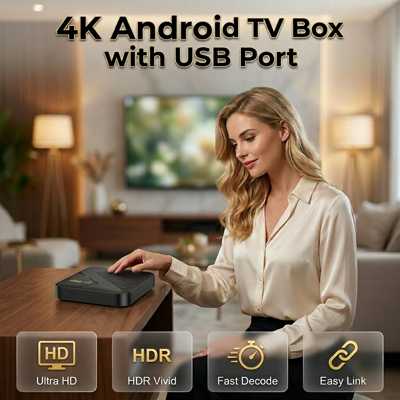 📺✨ 4K Android TV Box