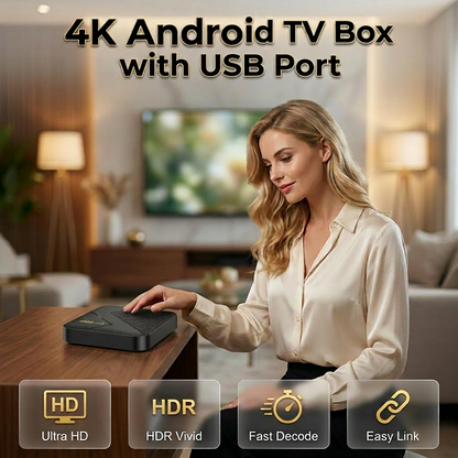 📺✨ 4K Android TV Box
