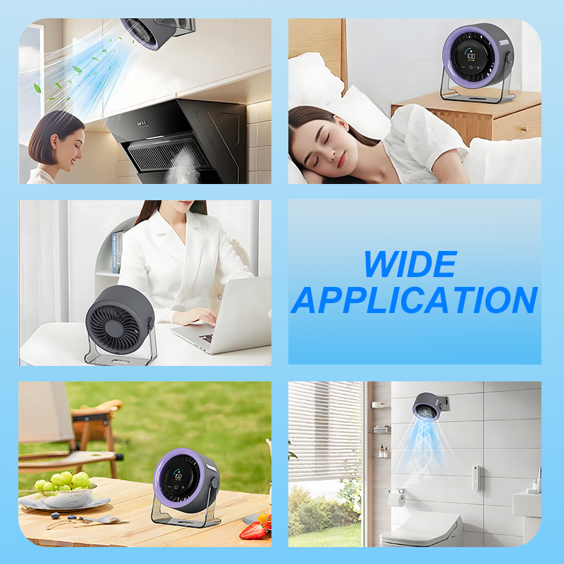 🌬️❄️✨ Mini-Tischventilator mit Display
