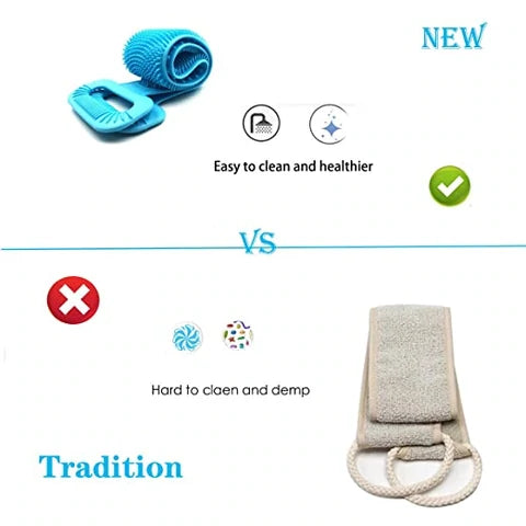 🧼 🚿 Silikon Duschbürsten-Set