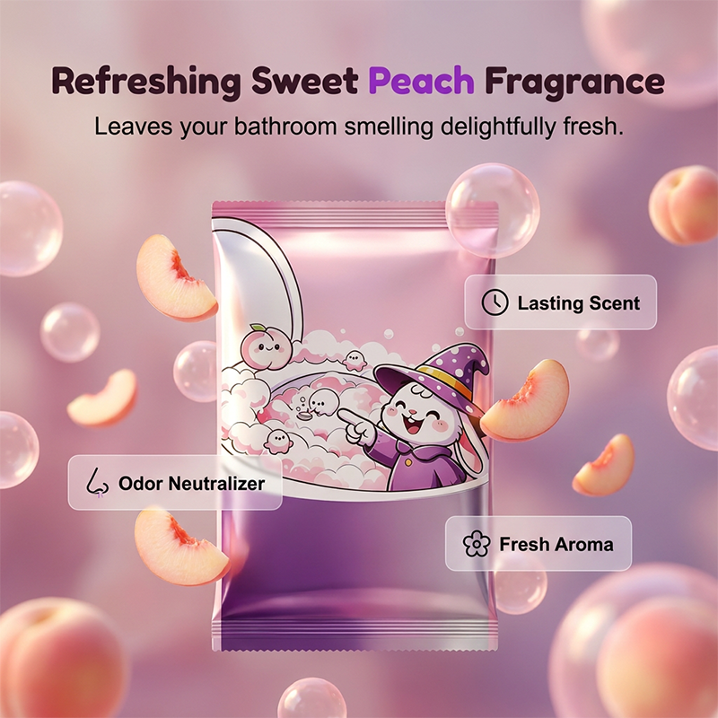 🚽✨🍑 Schaumendes Toiletten-Reinigungspulver
