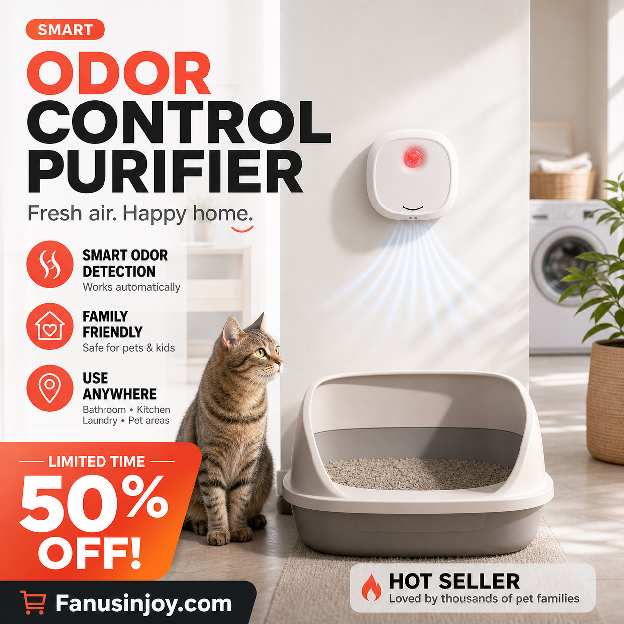 🐱✨ Intelligenter Geruchsneutralisierer